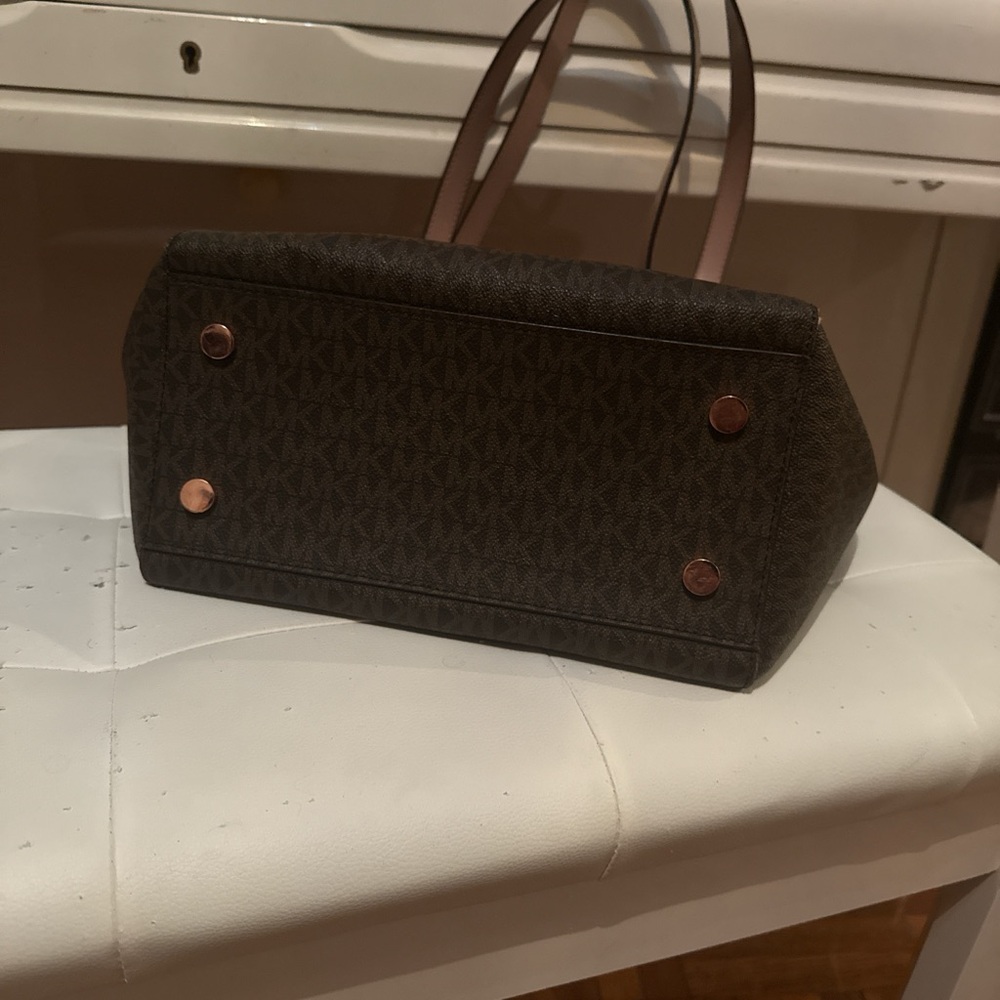 MICHAEL Michael Kors Chocolate Brown Shoulder Bag